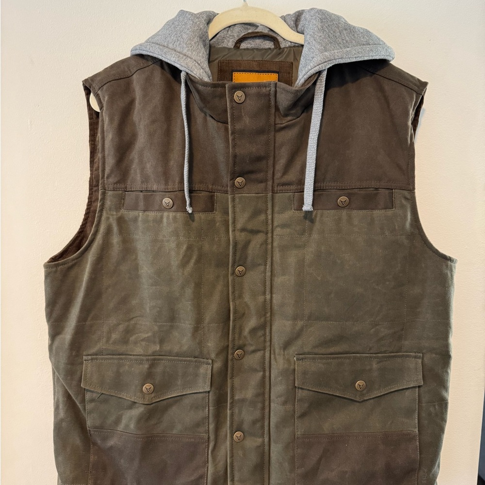Venado Defender Concealed Carry Waxed Canvas Vest - Men’s Large